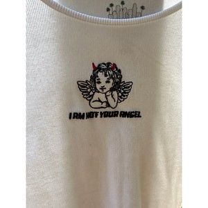 Im not your Angel Crop shirt